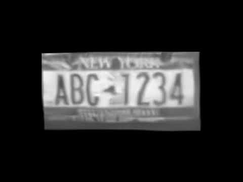 Synthetic New York license plate generated by a ProGAN